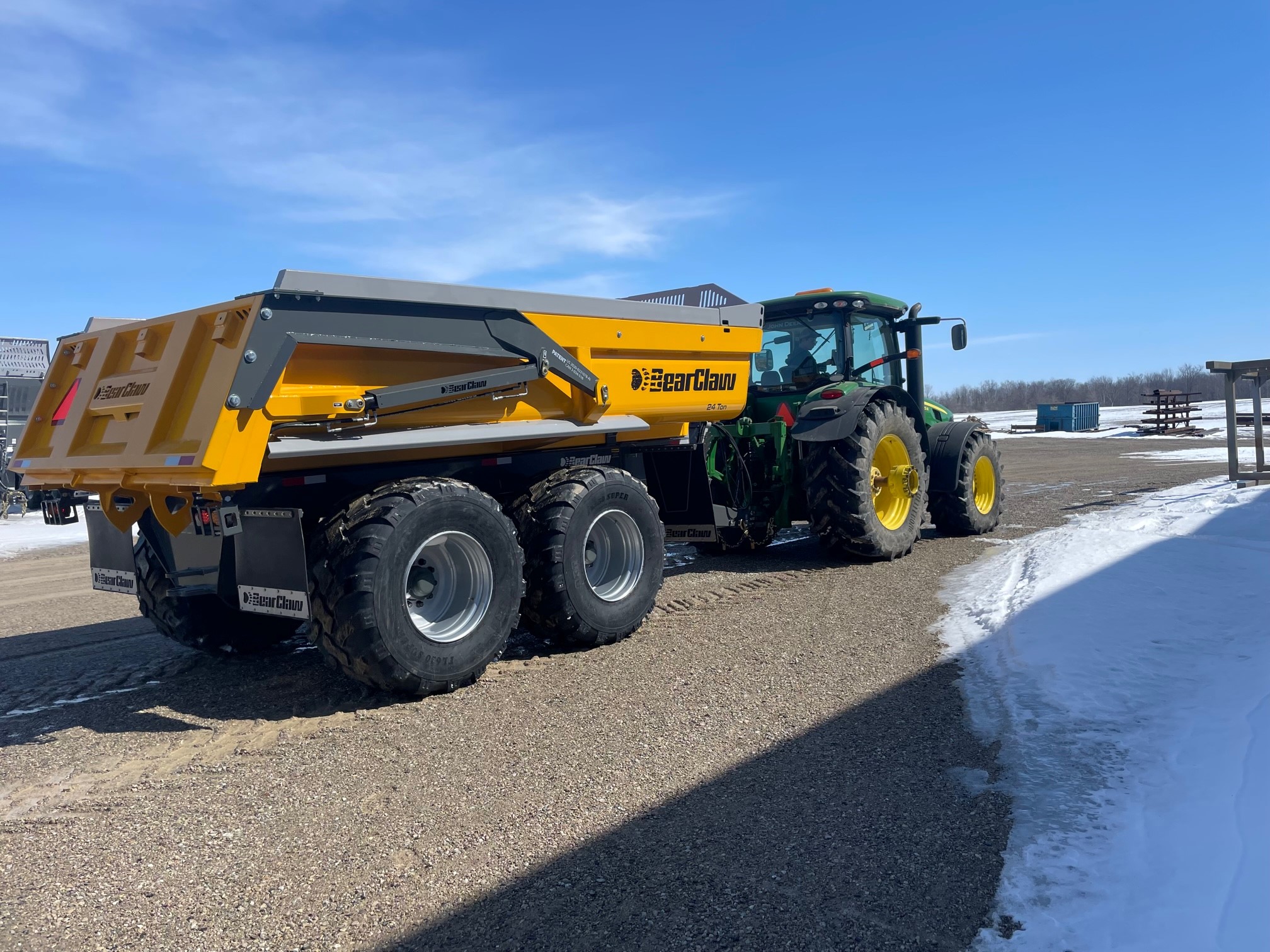 bearclaw 24t dump trailer john deere winter alternate