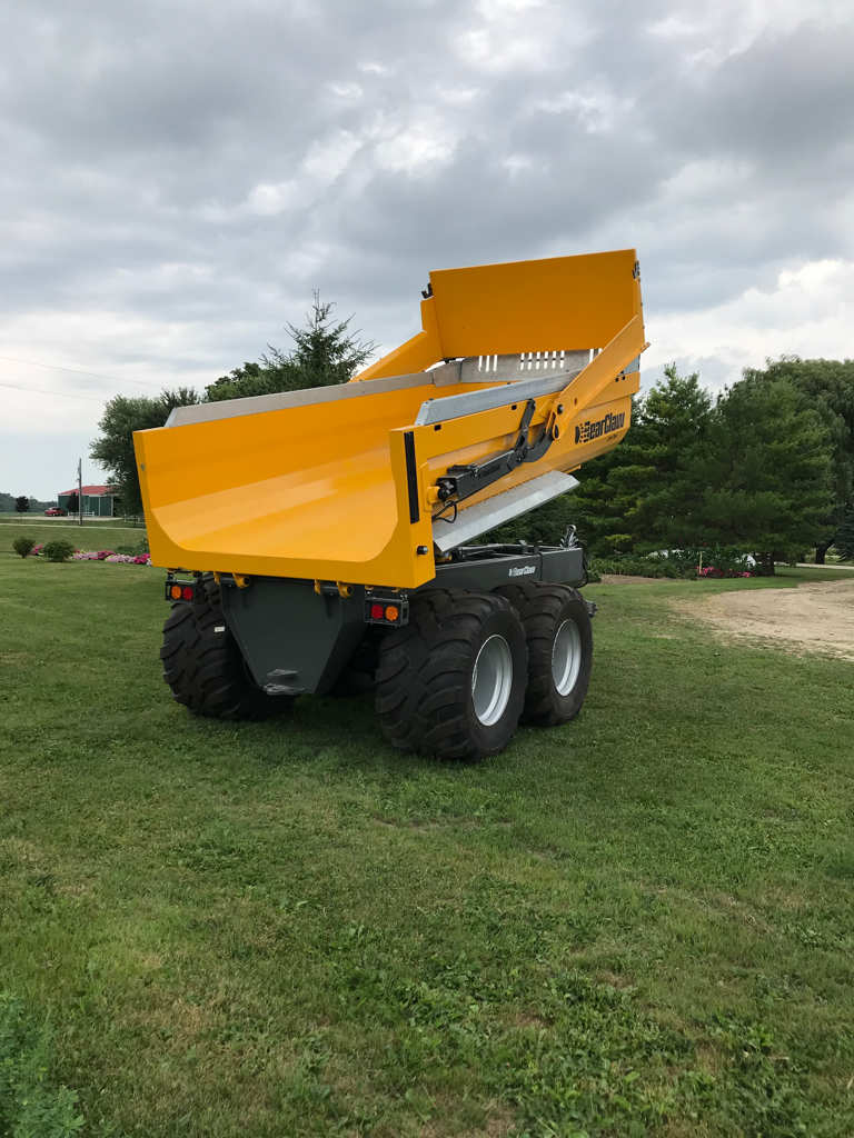 Construction trailer on site